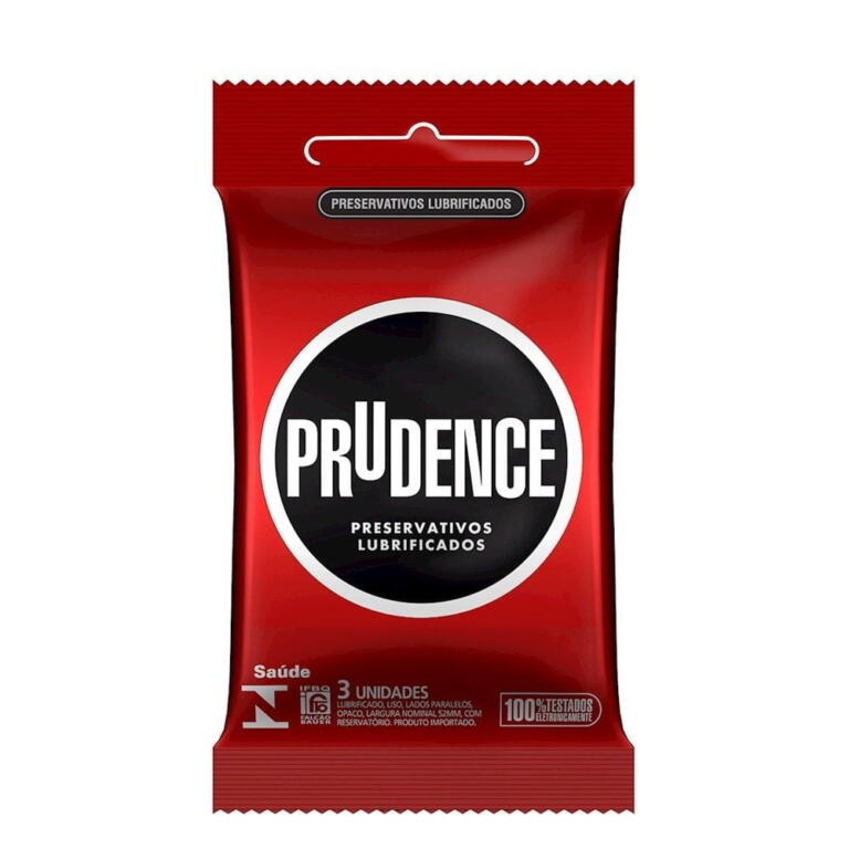 preservativo lubrificado com 3 unidades prudence 1 - misex