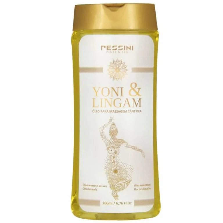 óleo yoni & lingam para massagem tântrica 200ml
